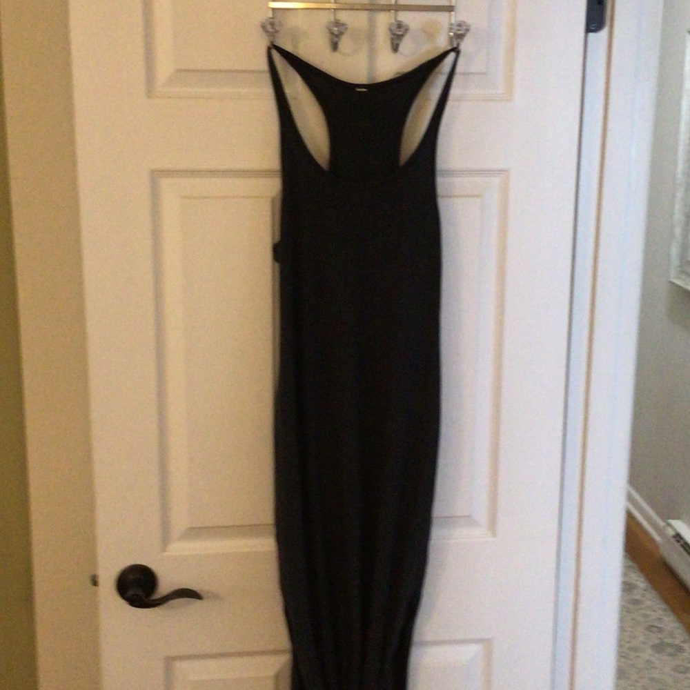lululemon athletica Black Racerback Maxi Dress